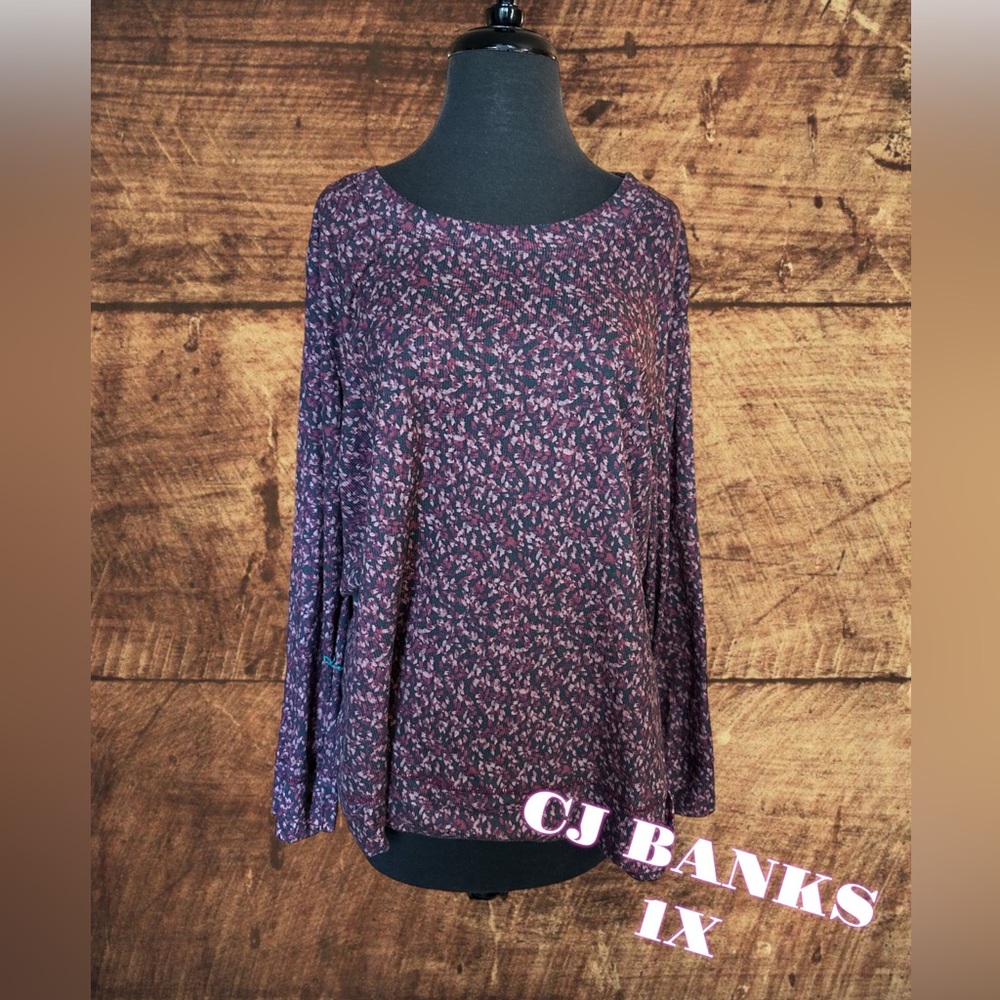 CJ Banks 1X Blouse